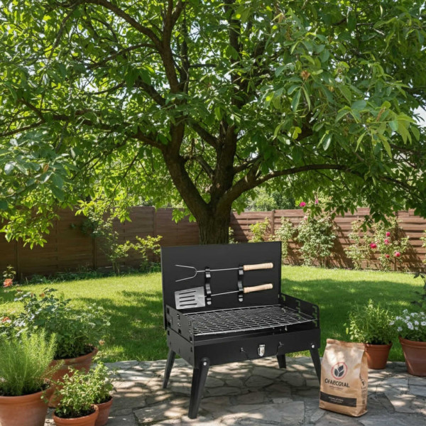 Градинска сгъваема скара за къмпинг и пикник 2