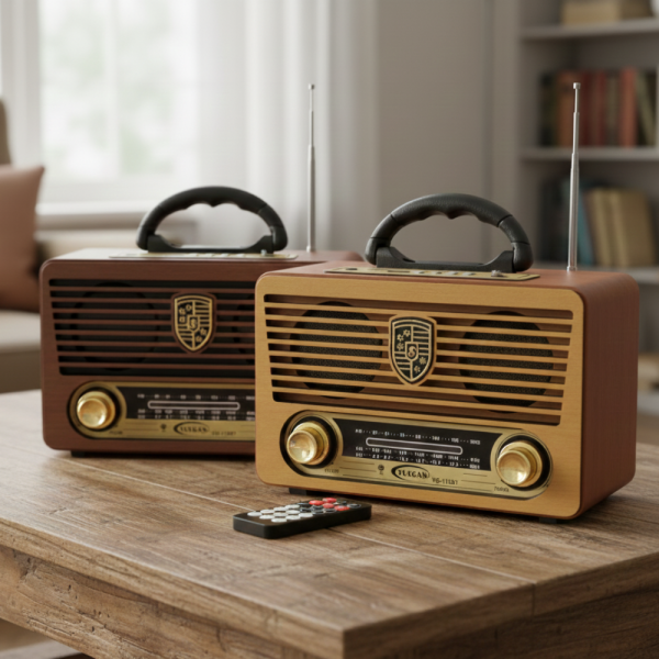 Ретро радио с Bluetooth и дистанционно управление Yuegan YG-115BT – AM/FM/SW, USB/TF MP3, акумулаторно 1