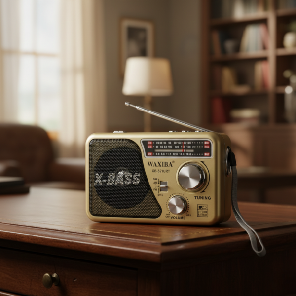 Преносимо радио WAXIBA XB-521 – FM/AM/SW, USB и AUX, акумулаторно