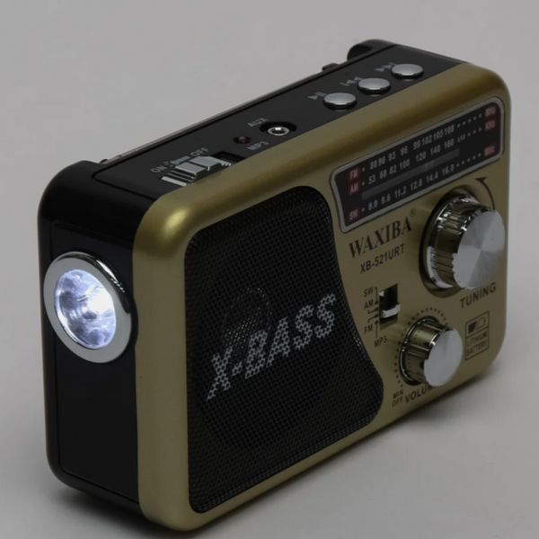 Преносимо радио WAXIBA XB-521 – FM/AM/SW, USB и AUX, акумулаторно