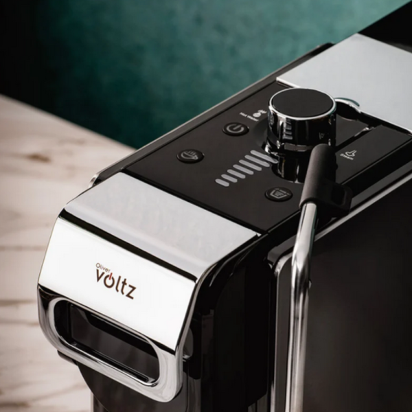 Еспресо машина 8в1 Oliver Voltz OV51171N8M – За капсули и мляно кафе, 1450W, 19 Bar, 5 адаптера 5VS1171N8M