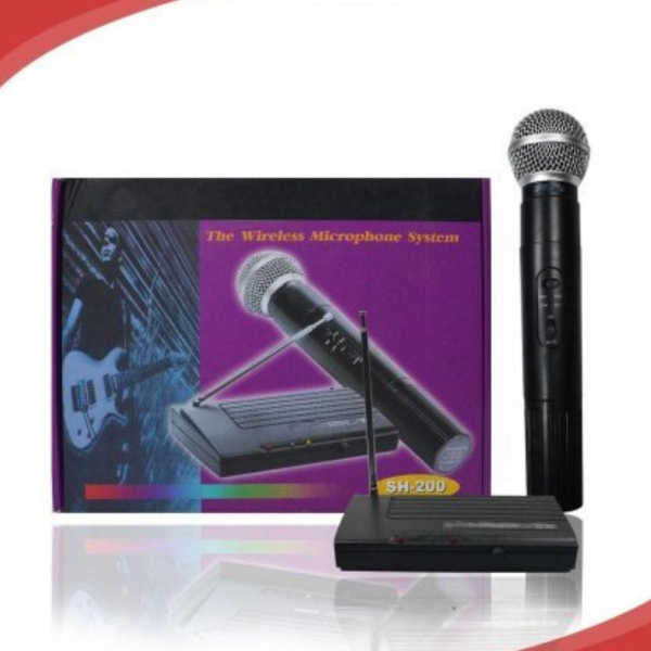 Професионален безжичен микрофон с приемник,SH-200