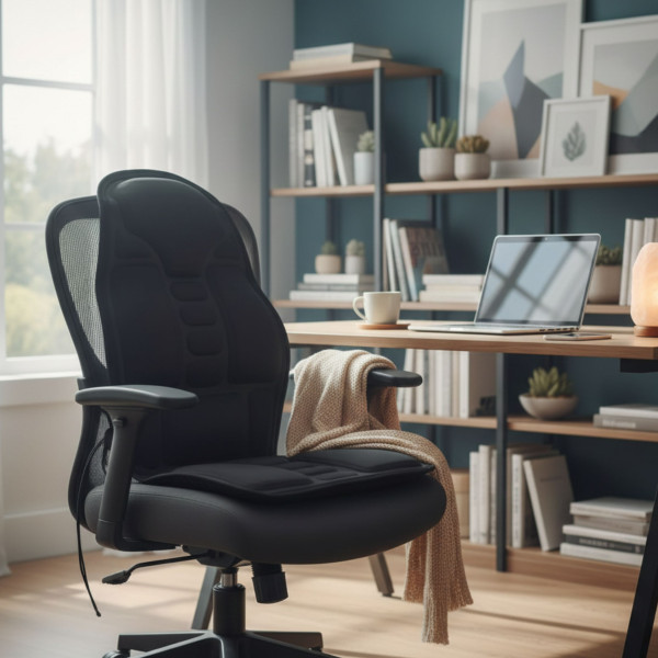 Масажна седалка с подгряване – комфорт и облекчение за тяло, което е уморено от седене 5