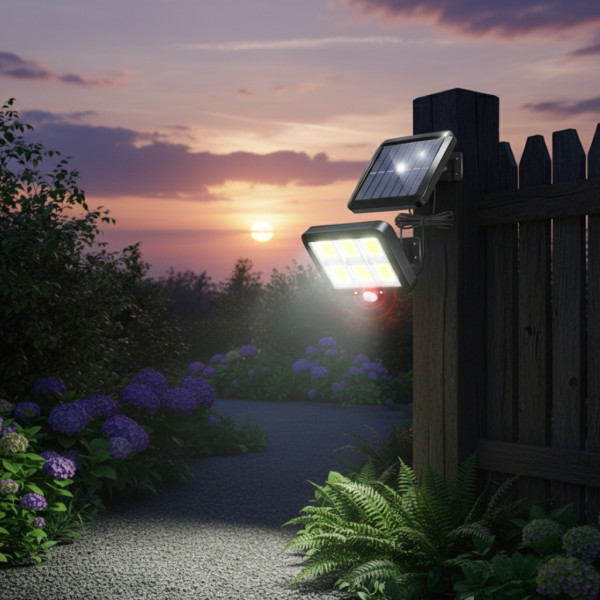 Соларен LED прожектор с датчик за движение - H LED27 10