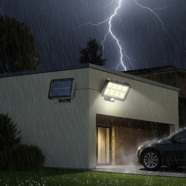 Соларен LED прожектор с датчик за движение - H LED27 11