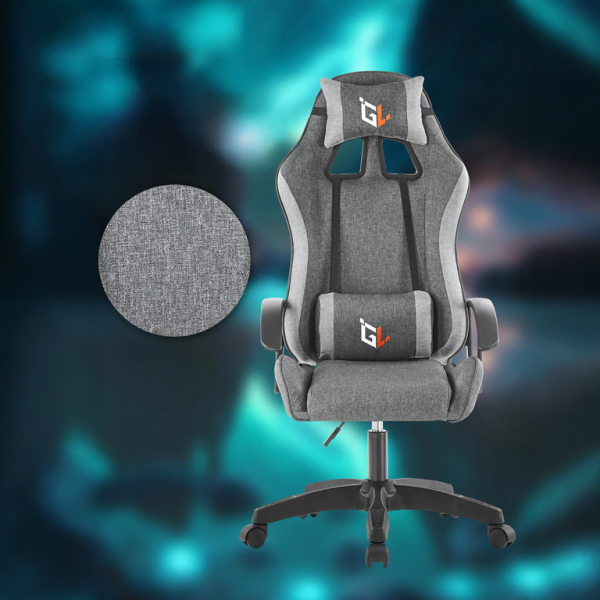 Ергономичен геймърски офис стол с лумбална и шийна опора – комфорт за игра и работа без умора