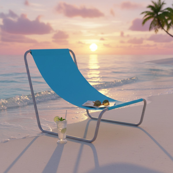 Градински сгъваем туристически стол – преносим плажен стол с чанта 1