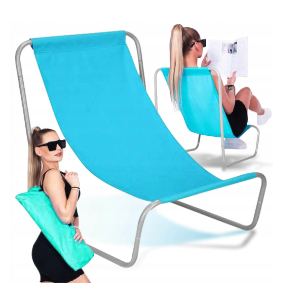 Градински сгъваем туристически стол – преносим плажен стол с чанта