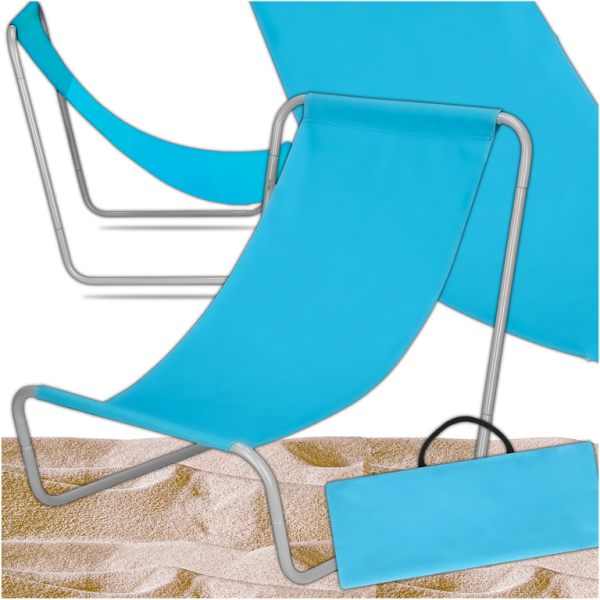 Градински сгъваем туристически стол – преносим плажен стол с чанта 6