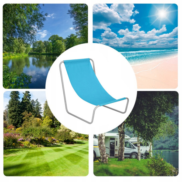 Градински сгъваем туристически стол – преносим плажен стол с чанта 8