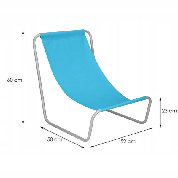 Градински сгъваем туристически стол – преносим плажен стол с чанта