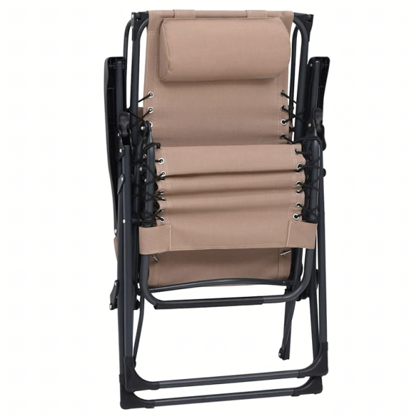 Сгъваем градински шезлонг с нулева гравитация и сенник – комфорт за пълна релаксация 13