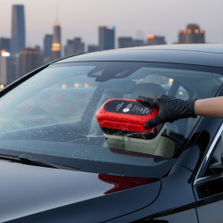 Компактна стъклочистачка за автомобил – неабразивна четка за кристално чисти стъкла