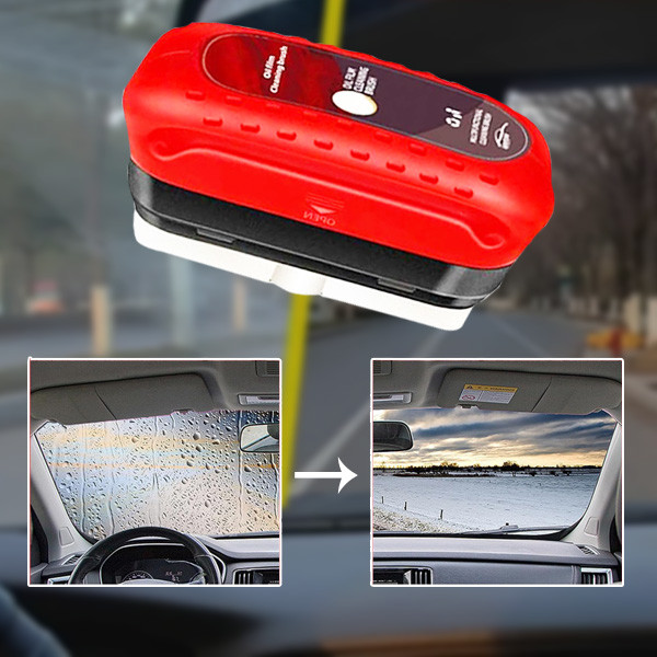 Компактна стъклочистачка за автомобил – неабразивна четка за кристално чисти стъкла