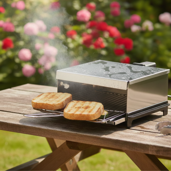 Бездимна електрическа скара Voltz OV51015P – 1200W мощност, незалепващо покритие и удобно готвене у дома