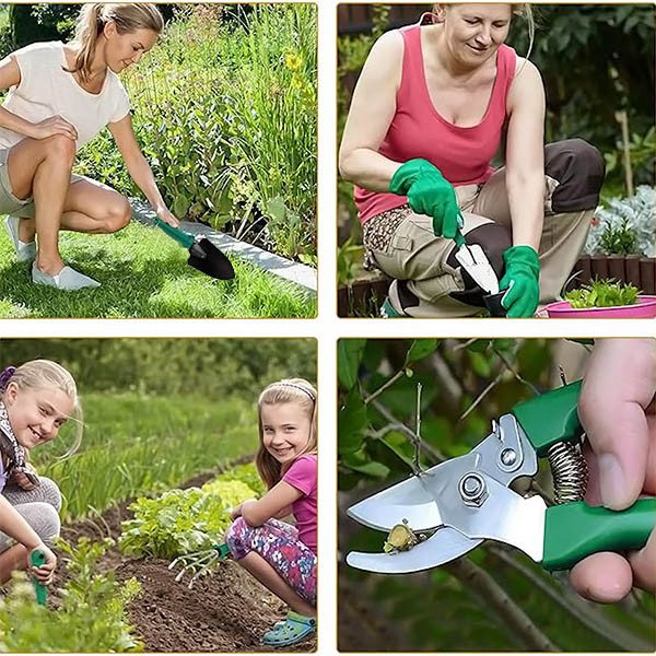 Комплект градински инструменти 5 в 1 с куфар – всичко необходимо за засаждане и поддръжка