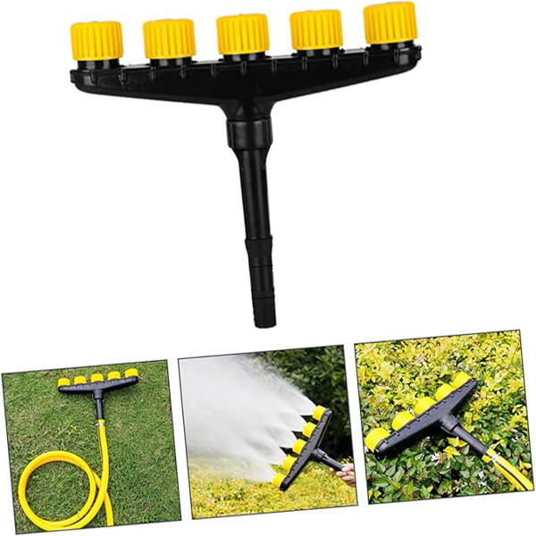 Разпръсквач за маркуч с 5 дюзи – равномерно поливане и универсално почистване 7