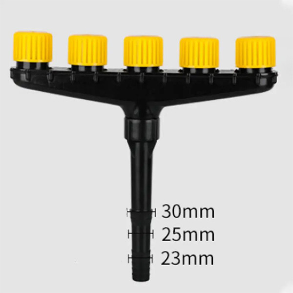 Разпръсквач за маркуч с 5 дюзи – равномерно поливане и универсално почистване