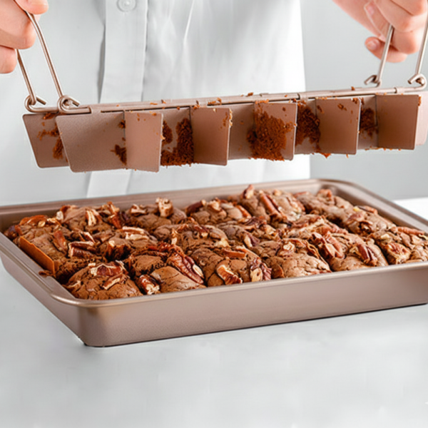 Форма за печене с разделители – 18 равни порции, незалепващо покритие и перфектни сладкиши у дома 4