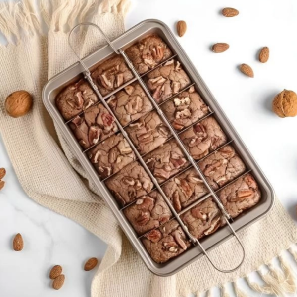 Форма за печене с разделители – 18 равни порции, незалепващо покритие и перфектни сладкиши у дома 1