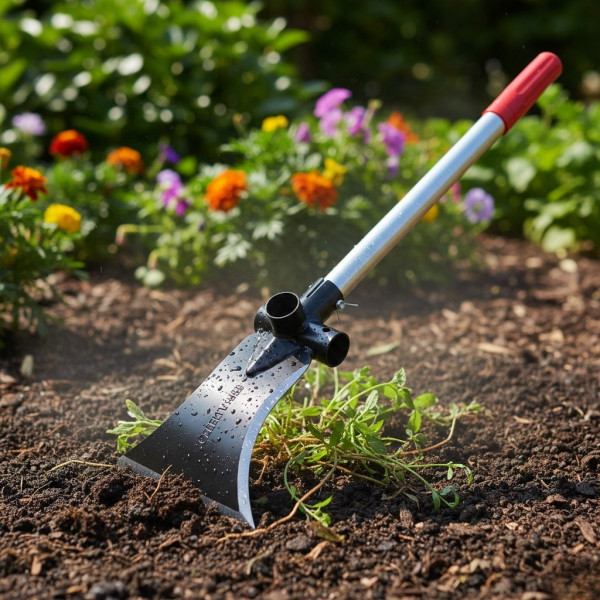 Многофункционален градински инструмент 4 в 1 – брадва, лопата, мотика и сърп в едно 1