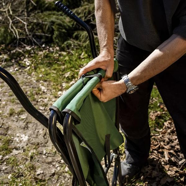 Сгъваема градинска количка с голям капацитет – лека, здрава и компактна за съхранение 6