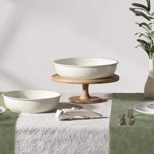 Комплект съдове Goldmann GM-1005 – 5 части с подвижна дръжка, мраморно покритие и индукция