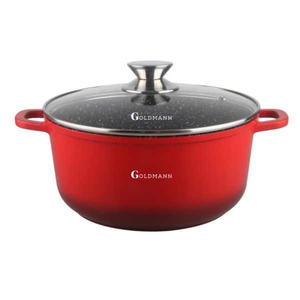 Тенджера Goldmann GM-7328R / GM-7324R, мраморно покритие 10