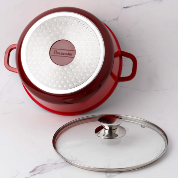 Тенджера Goldmann GM-7328R / GM-7324R, мраморно покритие