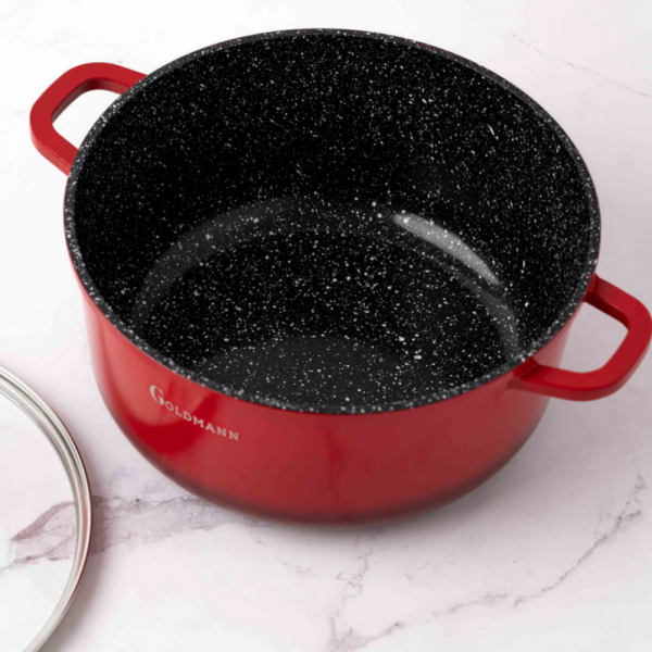 Тенджера Goldmann GM-7328R / GM-7324R, мраморно покритие 6