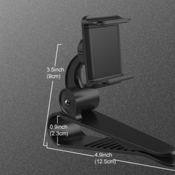 Стойка за мобилни устройства за автомобил, която се поставя върху сенника ST18