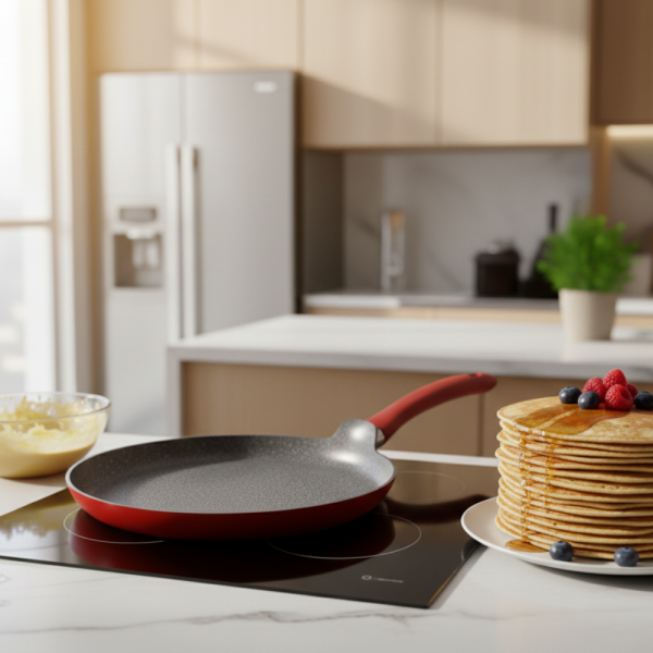 Тиган за палачинки Votlz OV54422A26 – незалепващо мраморно покритие, 26 см 1