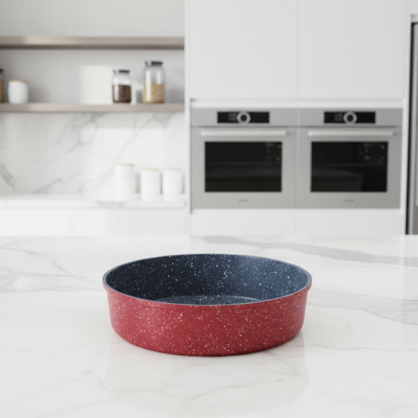 Кръгла тава за печене Oliver Voltz OV54322B28/30/32 см – керамично-мраморно покритие 3
