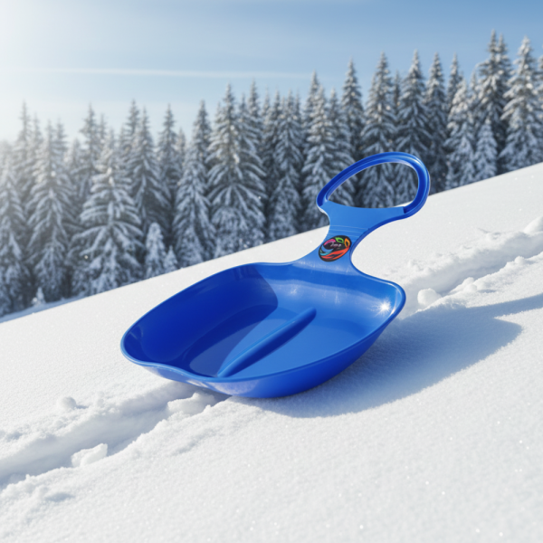 Едноместна шейна, пластмасова с дръжка - XN11