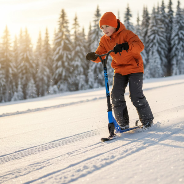 Екстремна тротинетка 2 в 1 за сняг и асфалт - XN14