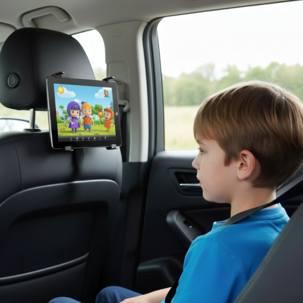 Стойка за телефон или таблет за автомобилна седалка – 360° въртене