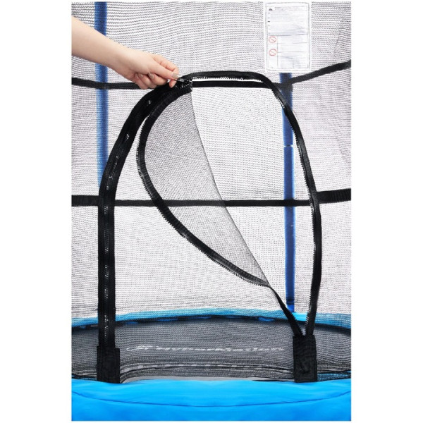 Мини батут с мрежа за безопасност – Компактен и забавен избор за деца