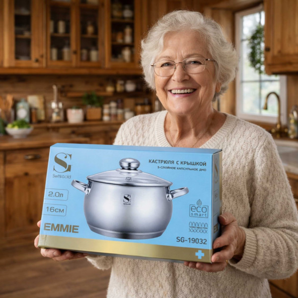 SwissGold Emmie Тенджера 2.0L с капак, SG-19032 5