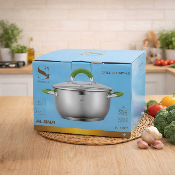 Swisgold Alana SG-19007 – Касерола с капак, която ще промени начина ви на готвене 5