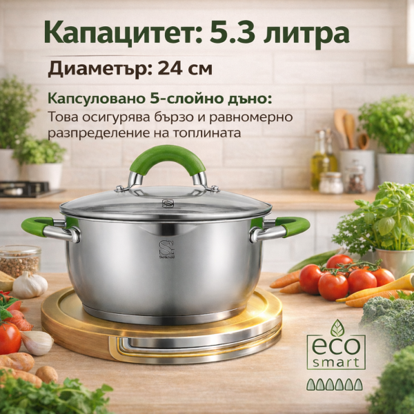 Swisgold Alana SG-19007 – Касерола с капак, която ще промени начина ви на готвене 2