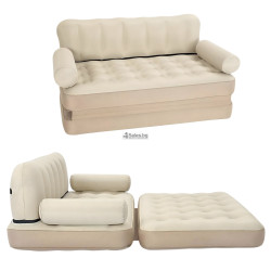 Двоен надуваем матрак с разтегателен диван за спане на плажа