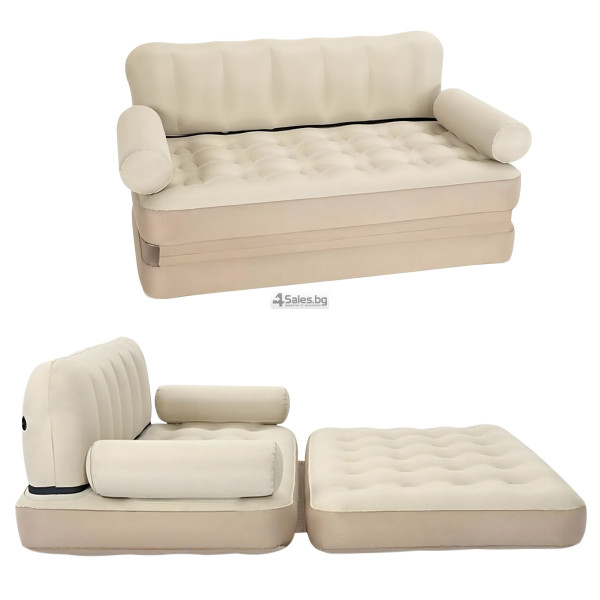 Двоен надуваем матрак с разтегателен диван за спане на плажа 1