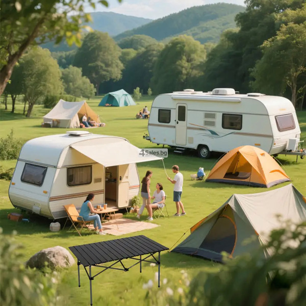 Сгъваема маса за туристически кетъринг, градина, разтегателна голяма тераса 7