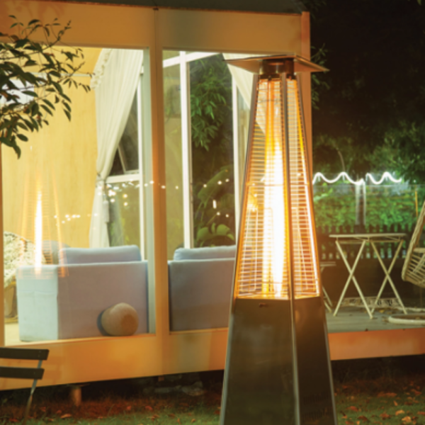 Газова Пирамида - отоплител 13 kW, 227 см – външен газов отоплител с калъф и защити