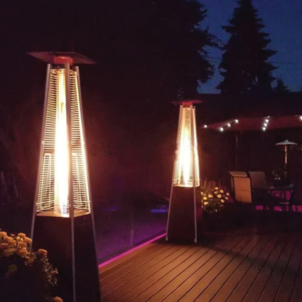 Газова Пирамида - отоплител 13 kW, 227 см – външен газов отоплител с калъф и защити