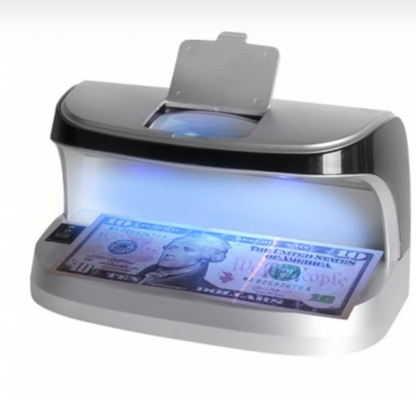 Детектор за фалшиви банкноти – преносим UV детектор с магнитен сензор и вградена батерия