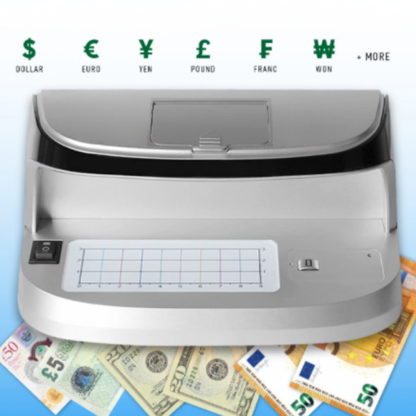 Детектор за фалшиви банкноти – преносим UV детектор с магнитен сензор и вградена батерия 5