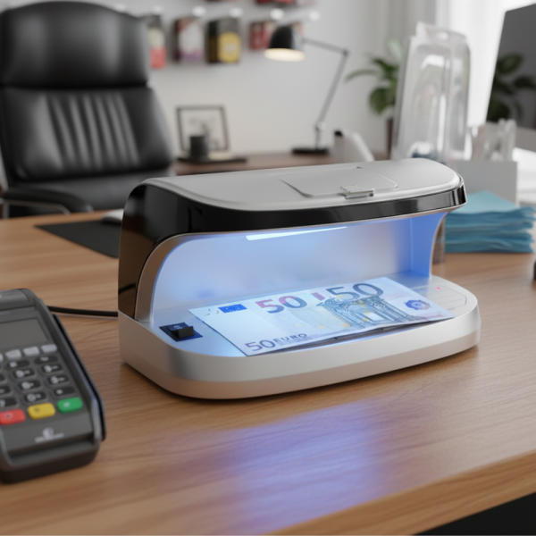 Детектор за фалшиви банкноти – преносим UV детектор с магнитен сензор и вградена батерия 1