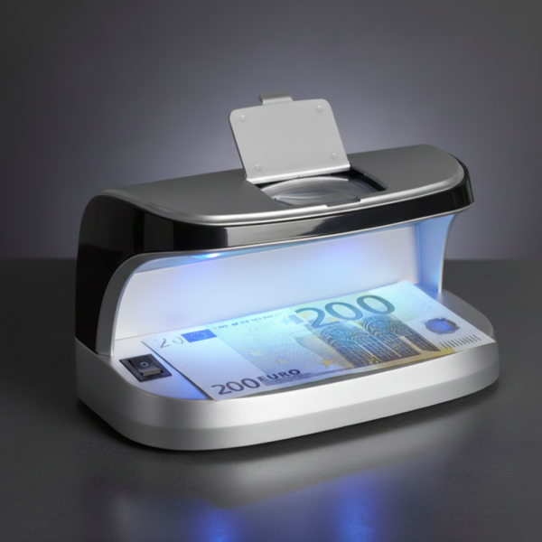 Детектор за фалшиви банкноти – преносим UV детектор с магнитен сензор и вградена батерия
