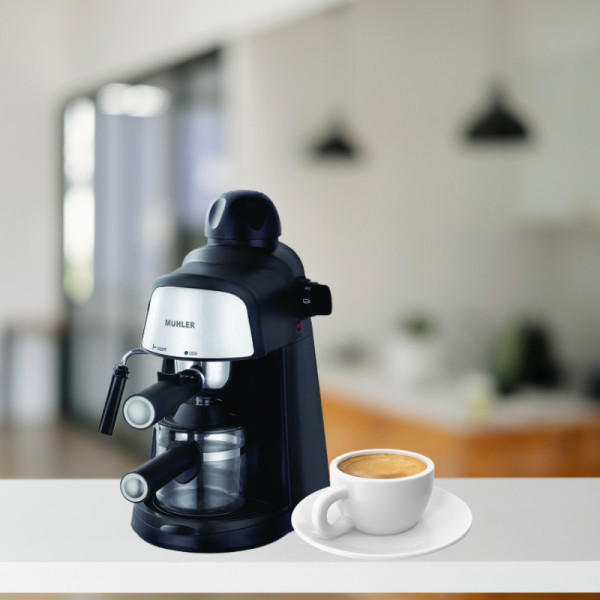 Еспресо машина Muhler MCM-33 (3,5 bar) + подарък ръчен фрапе миксер Muhler FMX-1220B
